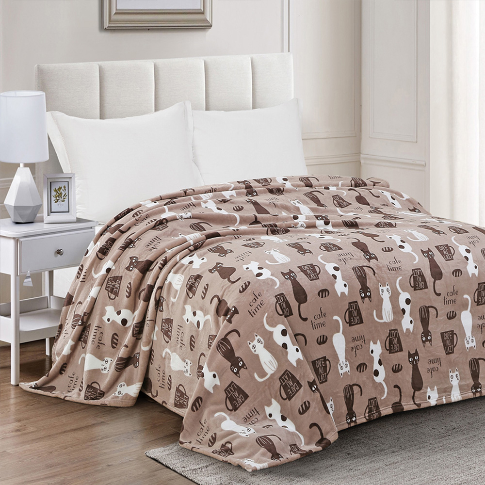 Плед велсофт Набивка  арт. Н-1450