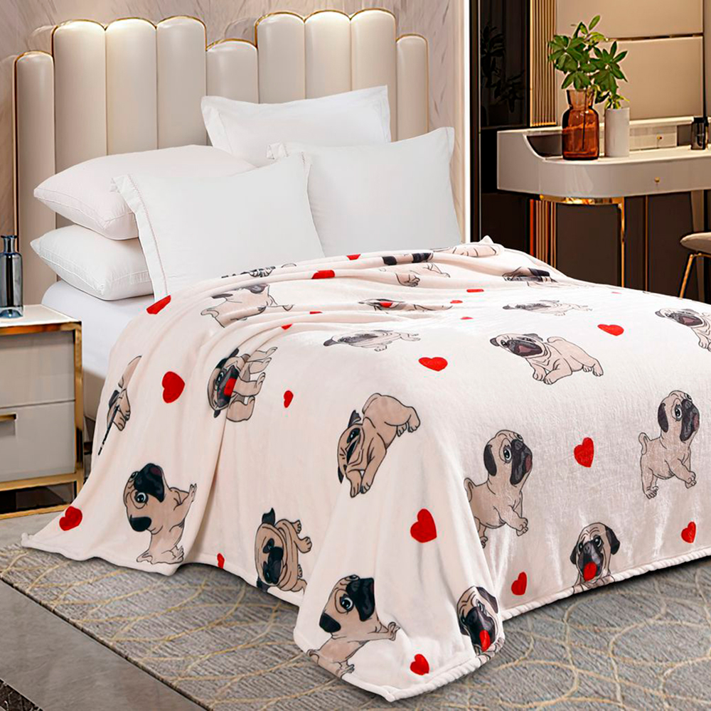 Плед велсофт Набивка  арт. Н-1458