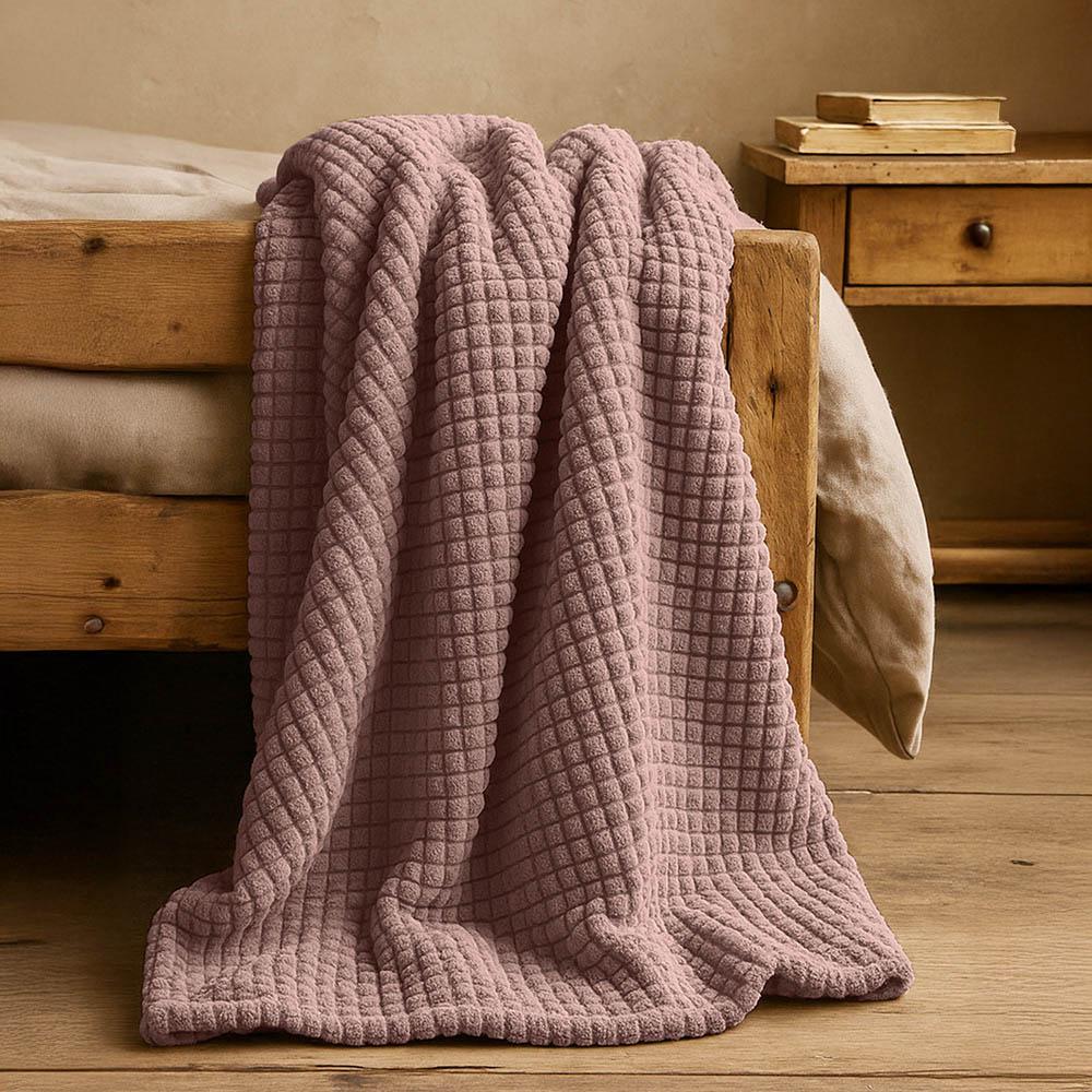 Плед велсофт Квадраты арт. К-5177