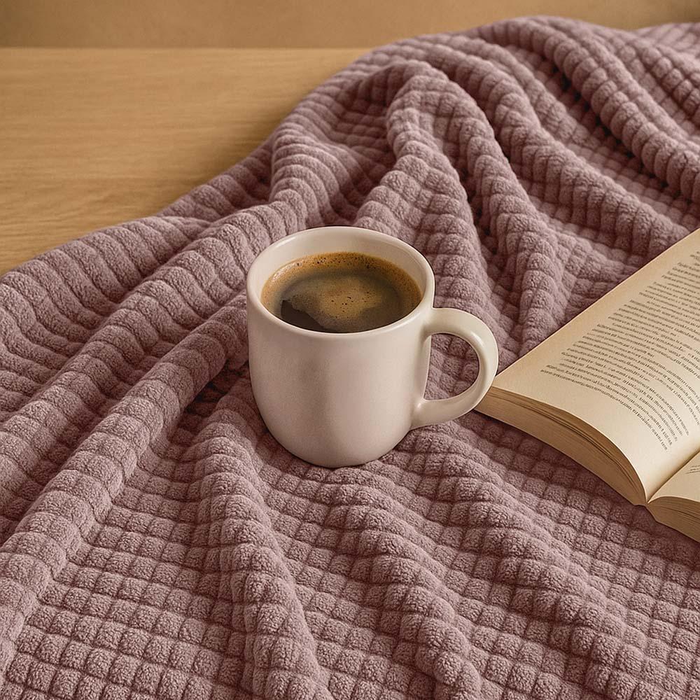 Плед велсофт Квадраты арт. К-5177