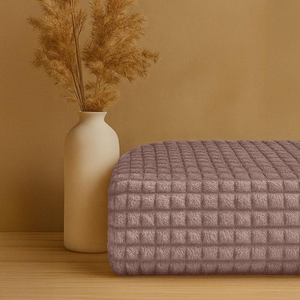 Плед велсофт Квадраты арт. К-5177