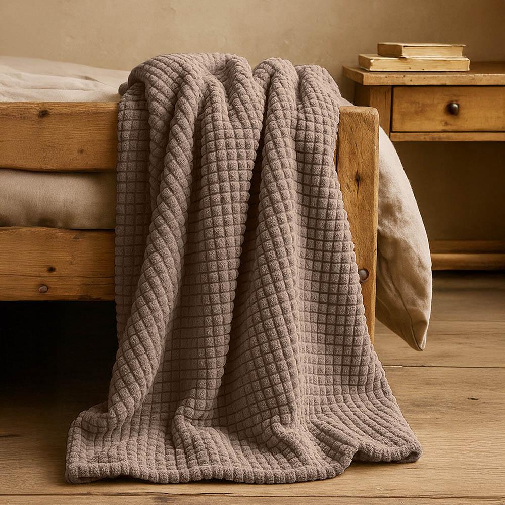 Плед велсофт Квадраты арт. К-5186