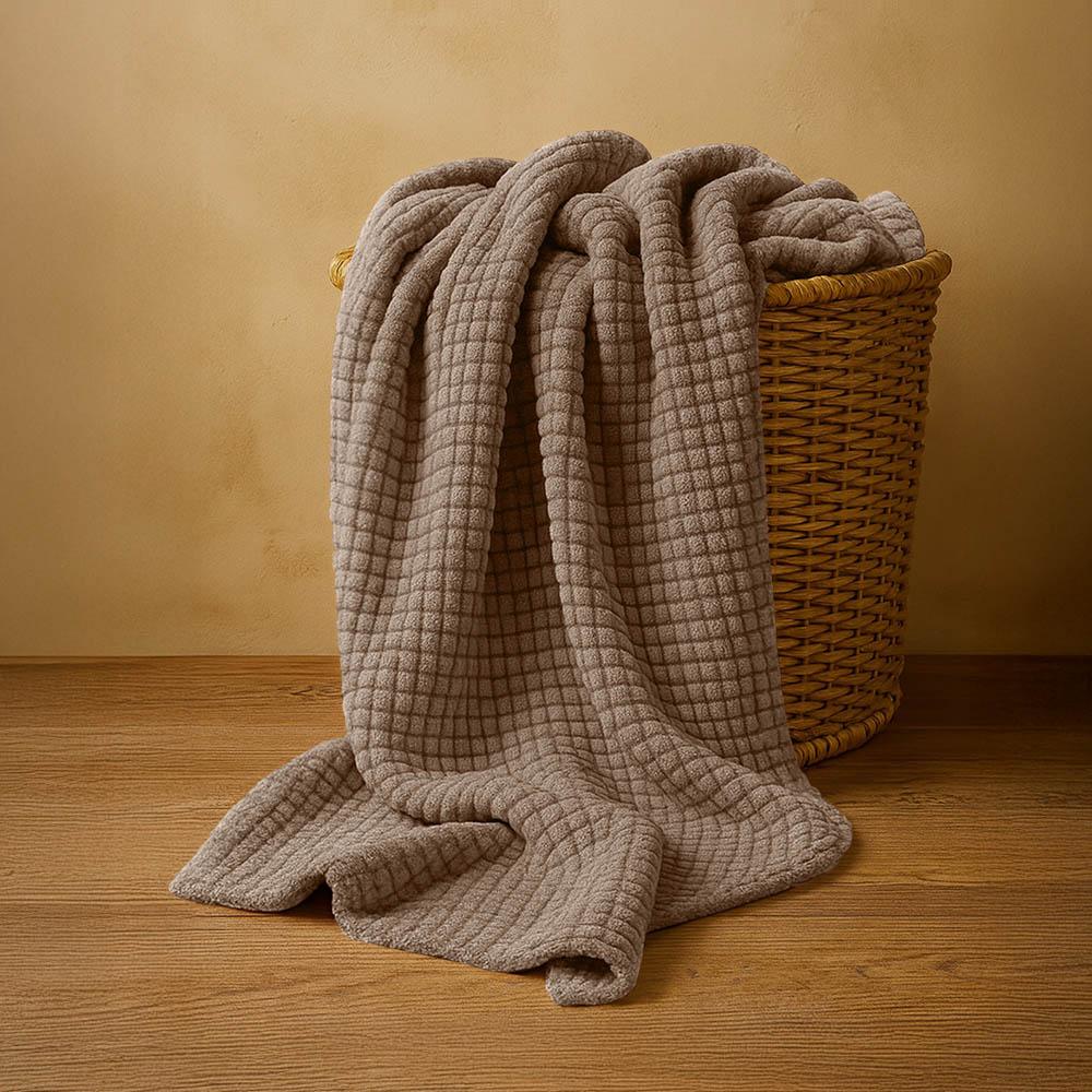 Плед велсофт Квадраты арт. К-5186