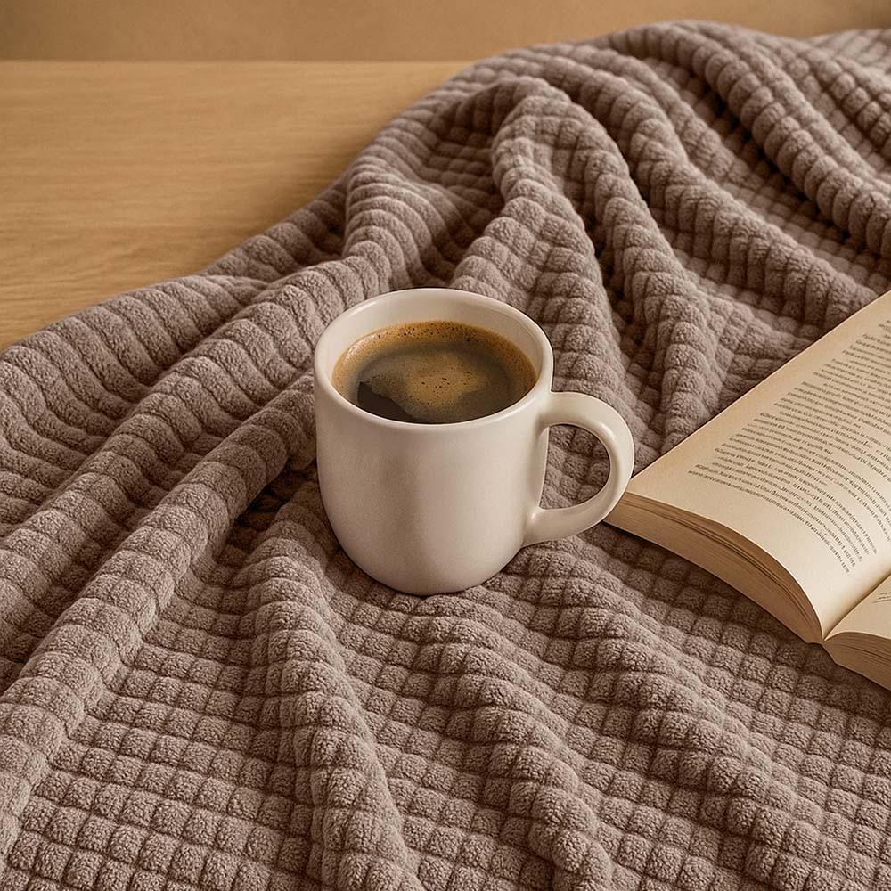 Плед велсофт Квадраты арт. К-5186