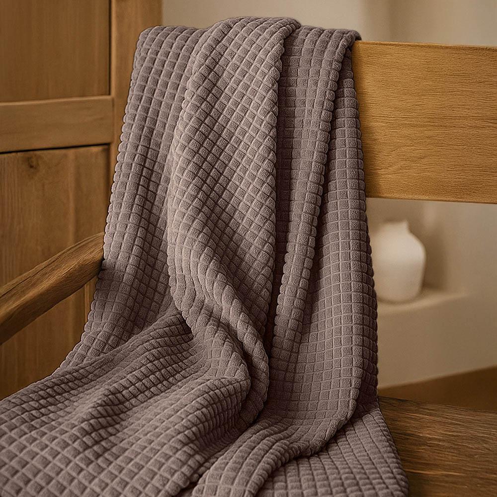 Плед велсофт Квадраты арт. К-5193