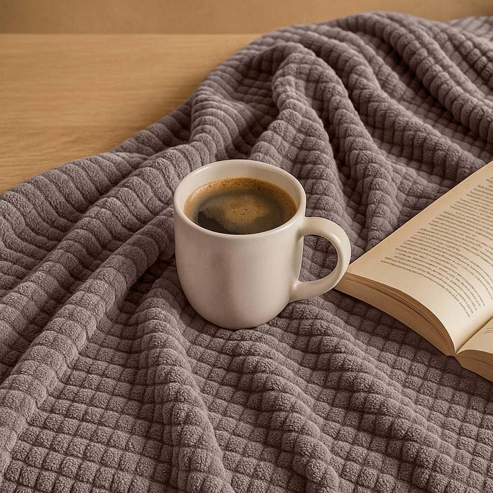 Плед велсофт Квадраты арт. К-5193