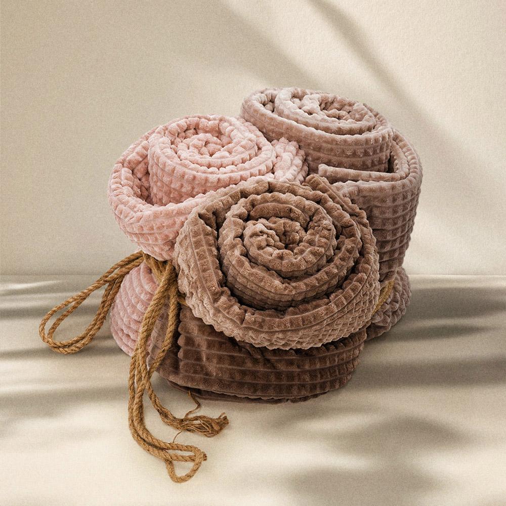 Плед велсофт Квадраты арт. К-5168