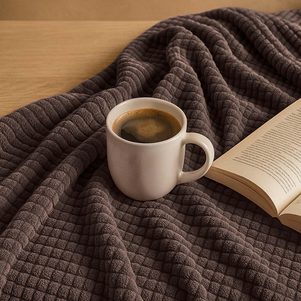 Плед велсофт Квадраты арт. К-5131