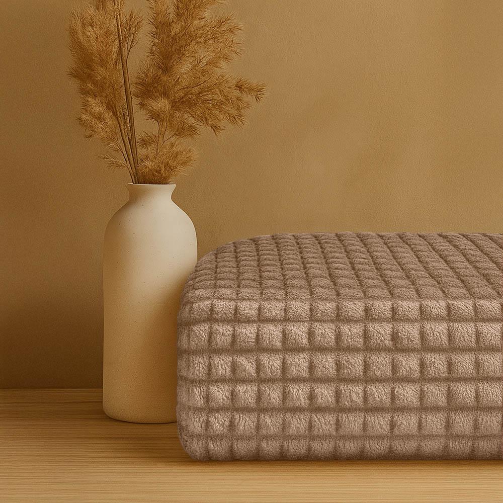 Плед велсофт Квадраты арт. К-5160