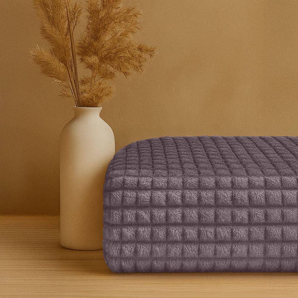 Плед велсофт Квадраты арт. К-5189